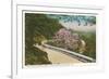 Scenic Mountain Road, Roanoke, Virginia-null-Framed Art Print