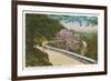 Scenic Mountain Road, Roanoke, Virginia-null-Framed Art Print