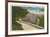 Scenic Mountain Road, Roanoke, Virginia-null-Framed Art Print