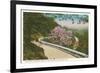 Scenic Mountain Road, Roanoke, Virginia-null-Framed Art Print