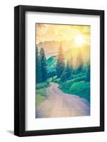 Scenic Mountain Road-duallogic-Framed Photographic Print