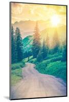 Scenic Mountain Road-duallogic-Mounted Photographic Print