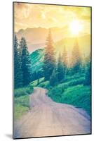 Scenic Mountain Road-duallogic-Mounted Photographic Print