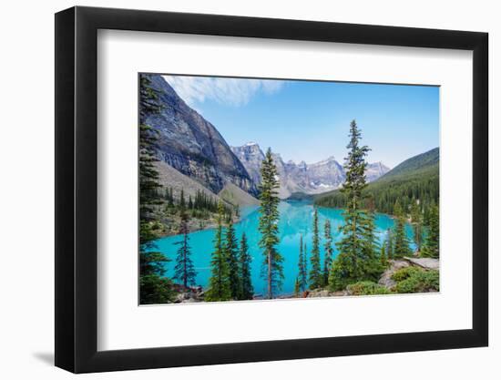 Scenic mountainous landscape of Banff National Park, Banff, Alberta, Canada-Panoramic Images-Framed Photographic Print