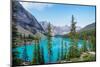 Scenic mountainous landscape of Banff National Park, Banff, Alberta, Canada-Panoramic Images-Mounted Photographic Print