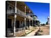 Scenic of 1880's Ghost Town, Murdo, South Dakota, USA-Bill Bachmann-Stretched Canvas