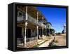 Scenic of 1880's Ghost Town, Murdo, South Dakota, USA-Bill Bachmann-Framed Stretched Canvas
