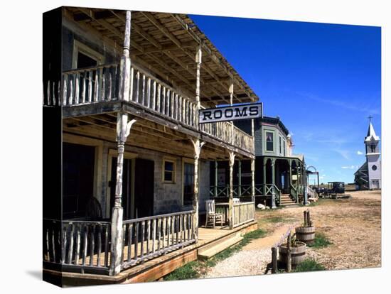 Scenic of 1880's Ghost Town, Murdo, South Dakota, USA-Bill Bachmann-Stretched Canvas