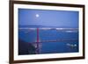 Scenic of Golden Gate Bridge, Golden Gate National Recreation Area, San Francisco, California-Justin Bailie-Framed Photographic Print