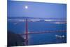 Scenic of Golden Gate Bridge, Golden Gate National Recreation Area, San Francisco, California-Justin Bailie-Mounted Photographic Print