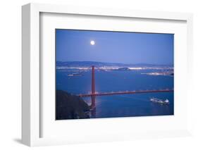 Scenic of Golden Gate Bridge, Golden Gate National Recreation Area, San Francisco, California-Justin Bailie-Framed Photographic Print