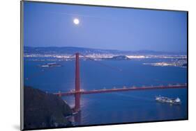 Scenic of Golden Gate Bridge, Golden Gate National Recreation Area, San Francisco, California-Justin Bailie-Mounted Photographic Print