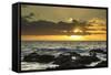 Scenic of Ocean Sunset, Kihe, Maui, Hawaii, USA-Jaynes Gallery-Framed Stretched Canvas