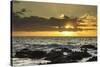Scenic of Ocean Sunset, Kihe, Maui, Hawaii, USA-Jaynes Gallery-Stretched Canvas