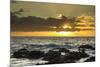 Scenic of Ocean Sunset, Kihe, Maui, Hawaii, USA-Jaynes Gallery-Mounted Photographic Print