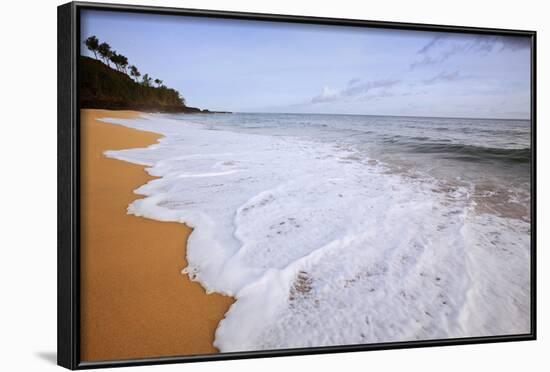 Scenic of Secret Beach, Kauai, Hawaii, USA-Jaynes Gallery-Framed Photographic Print