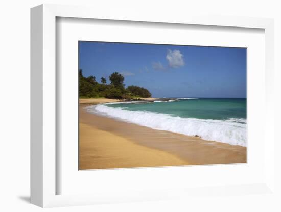 Scenic of Secret Beach, Kauai, Hawaii, USA-Jaynes Gallery-Framed Photographic Print