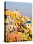 Scenic Oia, Santorini, Greece-Bill Bachmann-Stretched Canvas