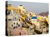 Scenic Oia, Santorini, Greece-Bill Bachmann-Stretched Canvas