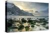 Scenic Pebble Beach in Eggum, Norway-Felix Lipov-Stretched Canvas
