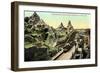 Scenic Railway, Franco-British Exhibition, London, 1908-Valentine & Sons-Framed Giclee Print