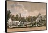 Scenic Railway in Paris-Ambroise-Louis Garneray and Edme Bovinet-Framed Stretched Canvas