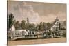 Scenic Railway in Paris-Ambroise-Louis Garneray and Edme Bovinet-Stretched Canvas