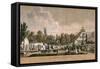 Scenic Railway in Paris-Ambroise-Louis Garneray and Edme Bovinet-Framed Stretched Canvas