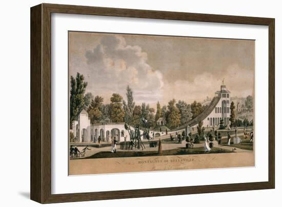 Scenic Railway in Paris-Ambroise-Louis Garneray and Edme Bovinet-Framed Giclee Print