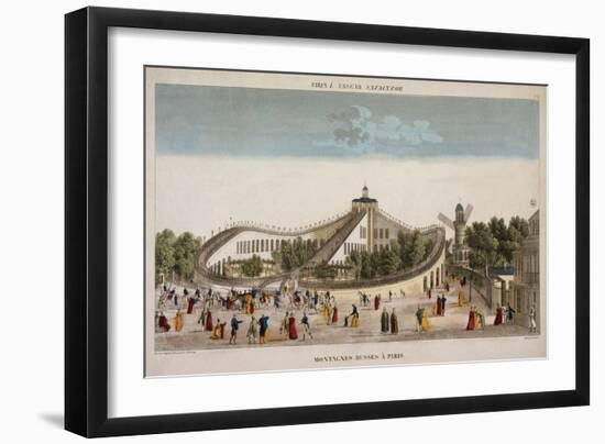 Scenic Railway in Paris-Ambroise-Louis Garneray and Edme Bovinet-Framed Giclee Print