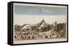 Scenic Railway in Paris-Ambroise-Louis Garneray and Edme Bovinet-Framed Stretched Canvas