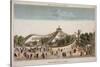 Scenic Railway in Paris-Ambroise-Louis Garneray and Edme Bovinet-Stretched Canvas