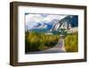 Scenic Road through Jasper National Park, Canada-Damian James-Framed Photographic Print