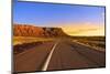 Scenic Road through Vermilion Cliffs in Arizona-SNEHITDESIGN-Mounted Photographic Print