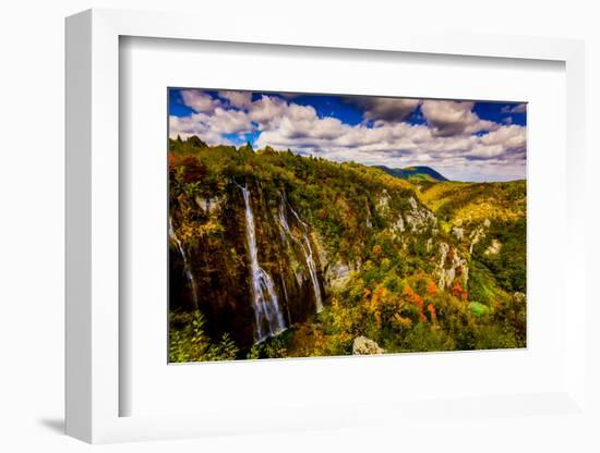 Scenic spot in Plitvice Lakes National Park, UNESCO World Heritage Site, Croatia, Europe-Laura Grier-Framed Photographic Print