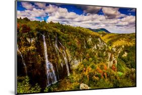 Scenic spot in Plitvice Lakes National Park, UNESCO World Heritage Site, Croatia, Europe-Laura Grier-Mounted Photographic Print