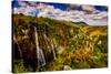 Scenic spot in Plitvice Lakes National Park, UNESCO World Heritage Site, Croatia, Europe-Laura Grier-Stretched Canvas