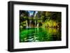 Scenic spot in Plitvice Lakes National Park, UNESCO World Heritage Site, Croatia, Europe-Laura Grier-Framed Photographic Print