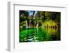 Scenic spot in Plitvice Lakes National Park, UNESCO World Heritage Site, Croatia, Europe-Laura Grier-Framed Photographic Print