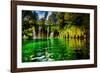 Scenic spot in Plitvice Lakes National Park, UNESCO World Heritage Site, Croatia, Europe-Laura Grier-Framed Photographic Print