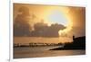 Scenic Sunset In San Juan Bay, Puerto Rico-George Oze-Framed Photographic Print