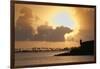 Scenic Sunset In San Juan Bay, Puerto Rico-George Oze-Framed Photographic Print