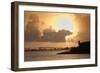 Scenic Sunset In San Juan Bay, Puerto Rico-George Oze-Framed Photographic Print