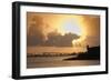 Scenic Sunset In San Juan Bay, Puerto Rico-George Oze-Framed Photographic Print