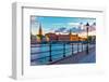 Scenic Sunset in Stockholm, Sweden-Scanrail-Framed Photographic Print