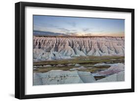 Scenic Sunset View of the South Dakota Badlands-oocoskun-Framed Premium Photographic Print