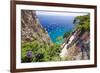 Scenic Trail, Capri, Italy-George Oze-Framed Photographic Print