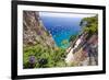 Scenic Trail, Capri, Italy-George Oze-Framed Photographic Print