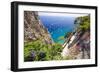 Scenic Trail, Capri, Italy-George Oze-Framed Photographic Print