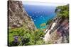 Scenic Trail, Capri, Italy-George Oze-Stretched Canvas